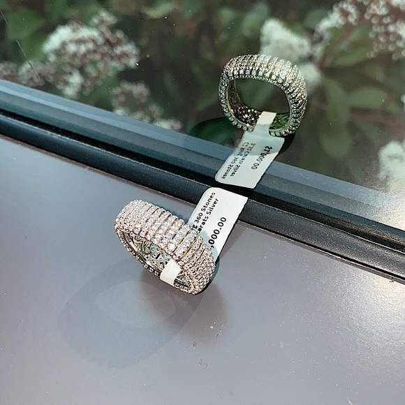 Stunning CZ Ring W/ 360 Stones 3.32 Carats
